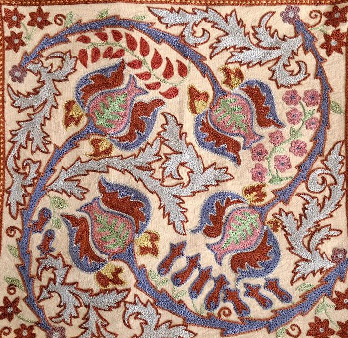 Hand embroidered Suzani Pillow, Suzani cushion, Decorative Pillow, pillow case, Handmade Suzani Pillow Cover from Uzbekistan