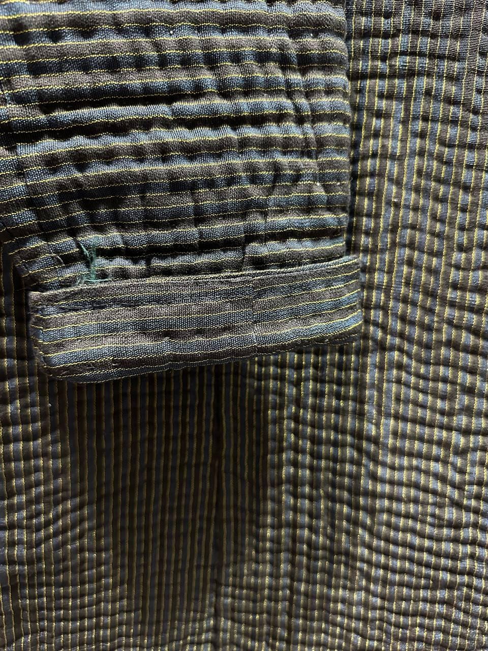 Uzbek handmade warm quilted bekasam chapan, coat, robe .Unisex, free size.