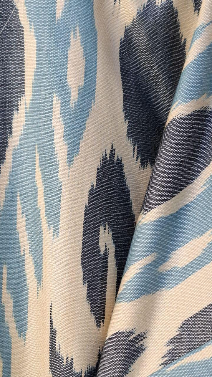 Handwoven Ikat Chapan,coat,robe, jacket. Hand-dyed, hand loomed natural ikat from Uzbekistan.