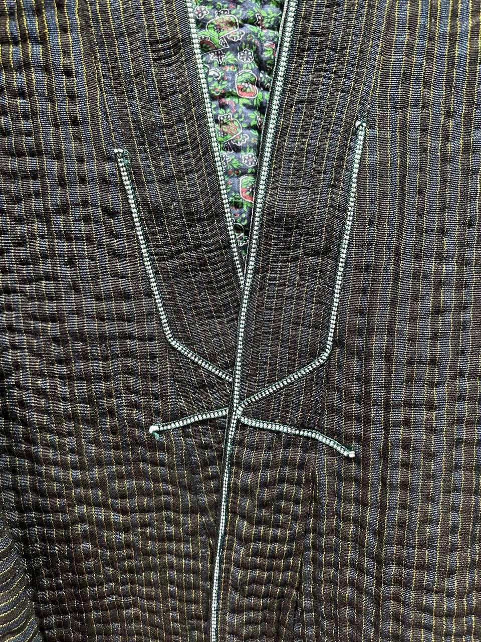 Uzbek handmade warm quilted bekasam chapan, coat, robe .Unisex, free size.